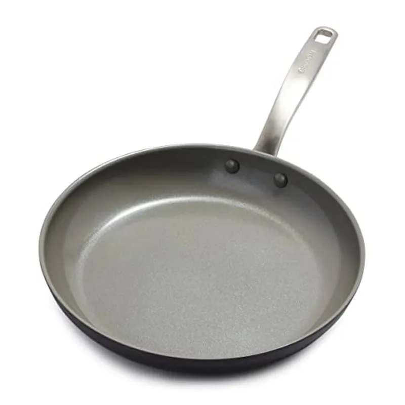 Greenpan Chatham Hard Anodized Healthy Ceramic Nonstick, 11 Frigideira Frigideira, Sem Pfas, Cofre De Lava-louças, Cofre De Forno, Cinza
