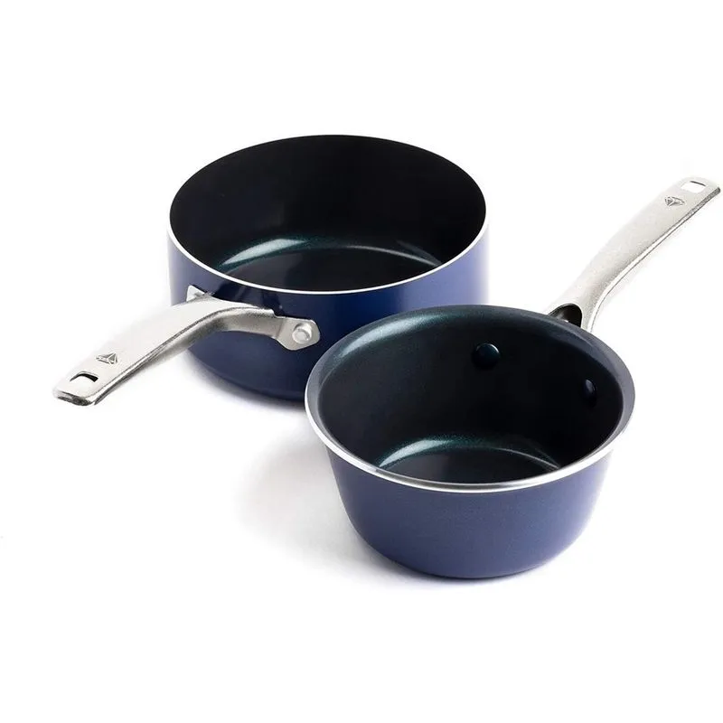 Panela de Diamante Azul, Conjunto de Panelas, 1QT e 2QT