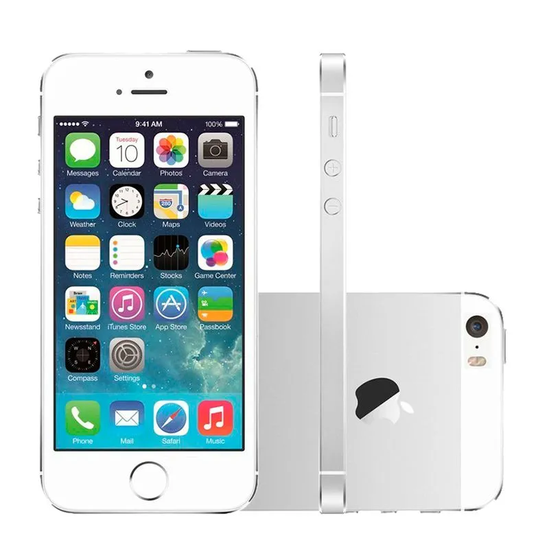 iPhone 5S 16GB Prata 4G Tela 4" Câmera 8MP iOS 9