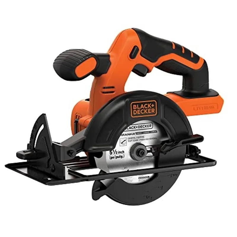Black + decker 20V MAX* powerconnect 5-1/2 in. Serra circular sem fio, somente ferramenta (BDCCS20B)