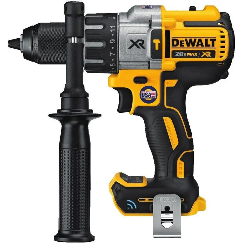 Furadeira Com Bluetooth A Bateria 20v Nao Incluida, Dewalt Dcd997b, Amarelo
