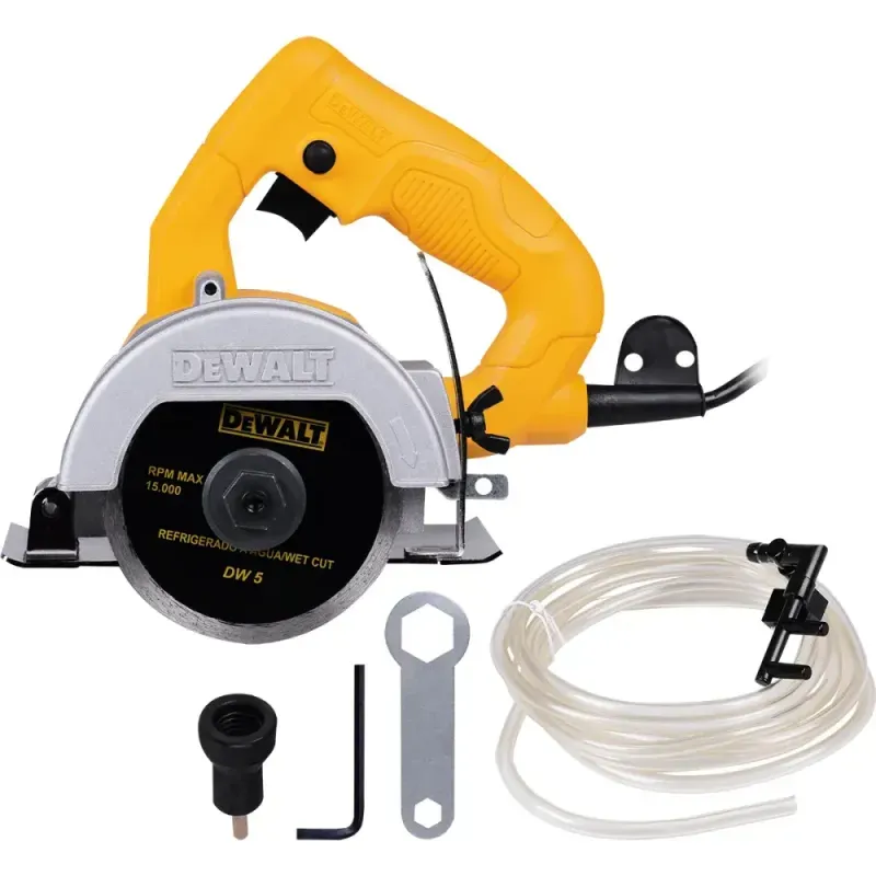 Serra Mármore 1400w 125mm Com Acessórios Dewalt.. Serra Mármore 125mm 1400W 220V com Acessórios Dw862W Dewalt