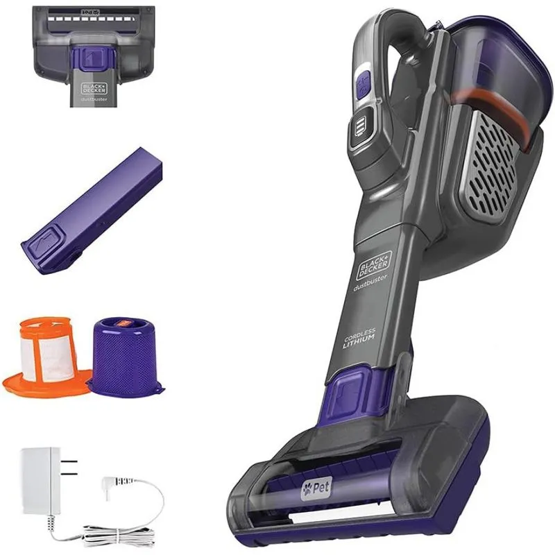Aspirador De Po De Mao Multifuncional Sem Fio Com Acessorios, 110v, Blackdecker Hhvk515jp07, Cinza
