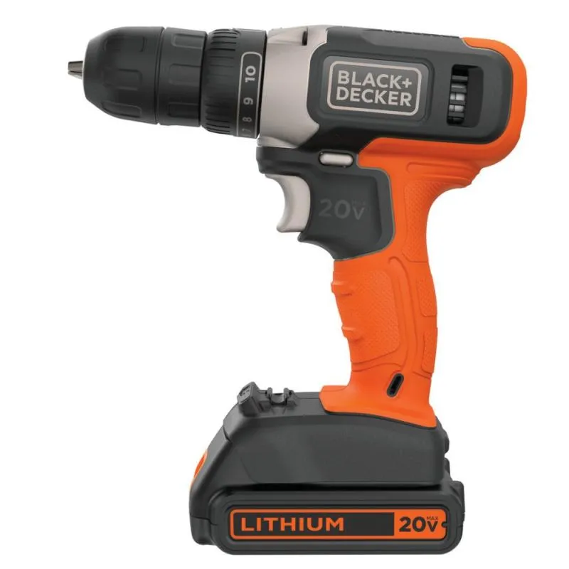 Parafusadeira e Furadeira à Bateria 20V BCD703C1-BR Bivolt BLACK & DECKER