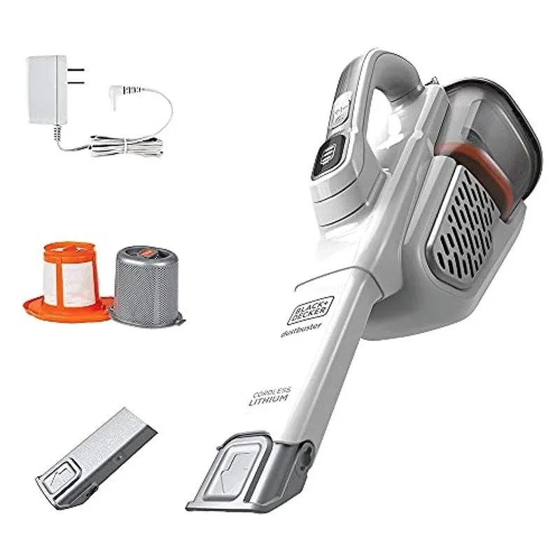 Black + decker Dustbuster Aspirador Portátil, Sem Fio, AdvancedClean +, Branco (HHVK320J10)