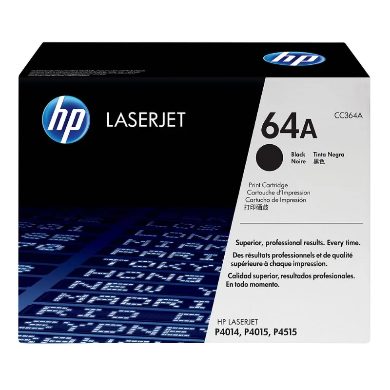 Toner HP 64A Preto CC364A