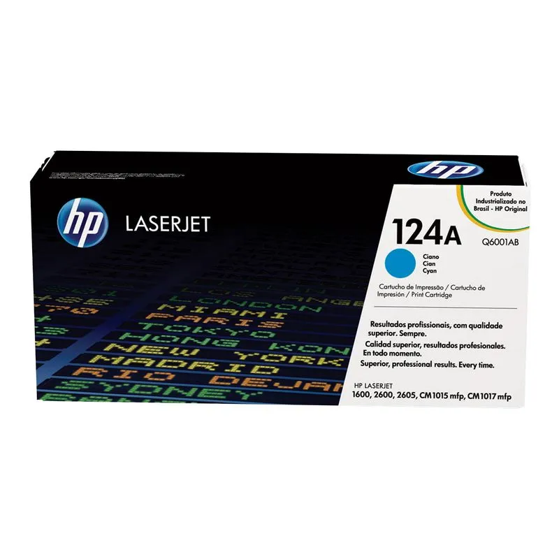 Toner HP 124A Ciano Q6001AB