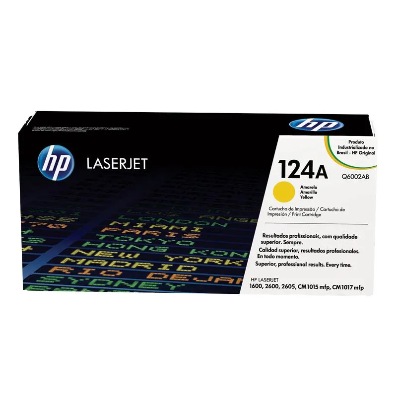Toner HP 124A Amarelo Q6002AB