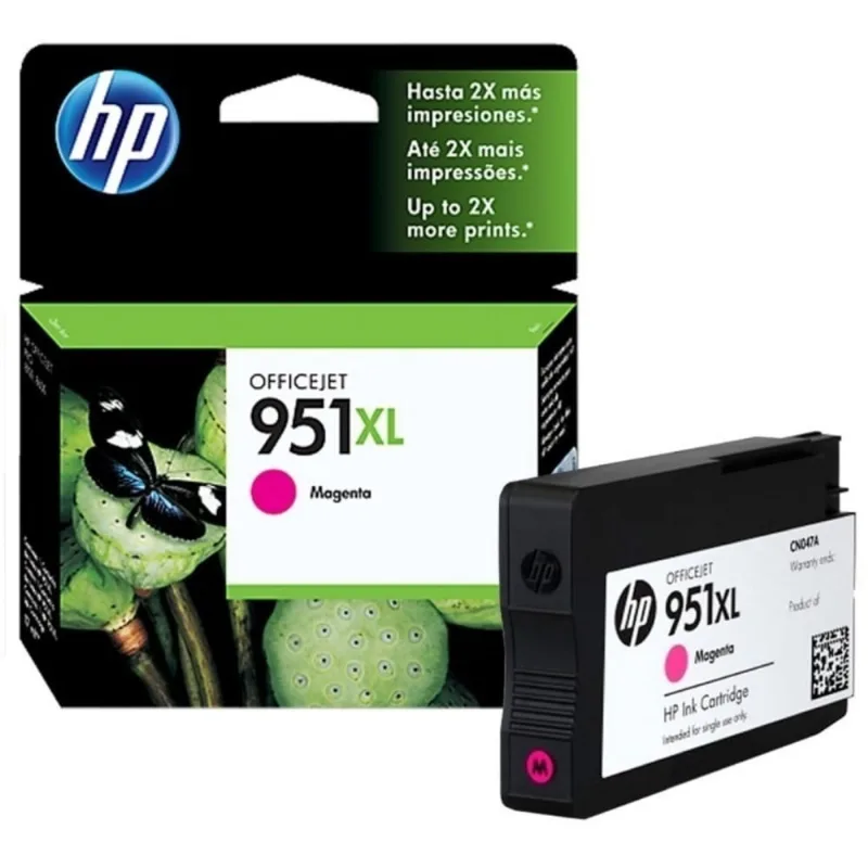 Cartucho de Tinta HP 951XL Magenta CN047AL