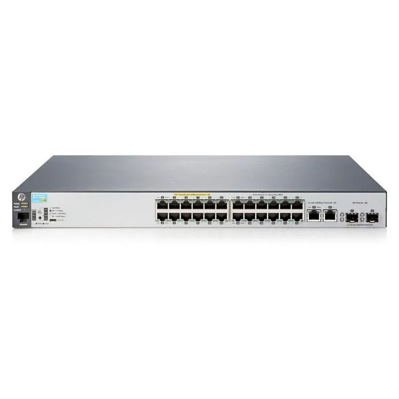 Switch 24 Portas Gerenciável - 10/100/1000 4-SFP POE+ HP Aruba - 2530 - J9773A