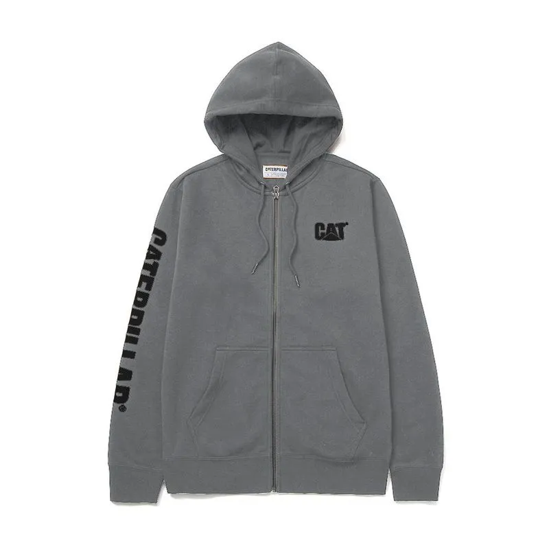 Jaqueta Caterpillar Original Foundation Full Zip Masculino Cinza - M