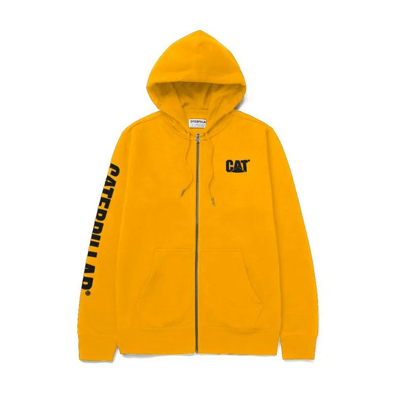 Jaqueta Caterpillar Original Foundation Full Zip Masculino Amarelo - G