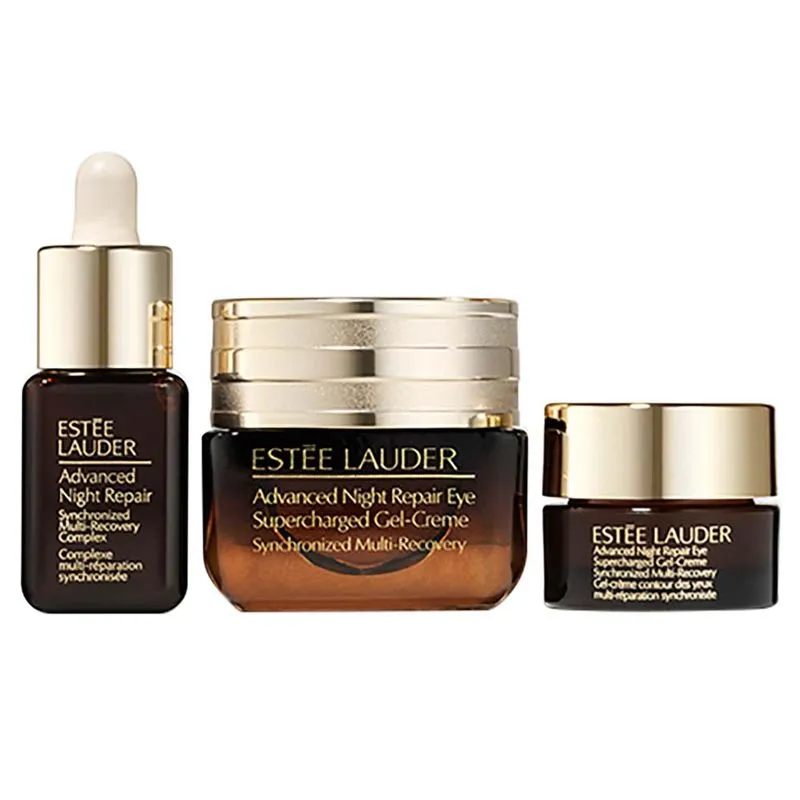 Estée Lauder Cuidados com os Olhos Kit – Sérum Anti-Idade + Gel Creme para Olhos Full Size + Gel Creme para Olhos Mini Kit
