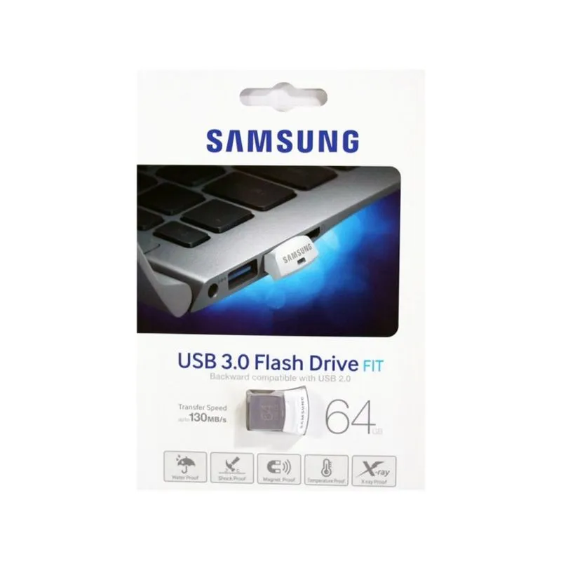 Pendrive USB 3.0 - 64GB - Samsung Fit - MUF-64BB/AM