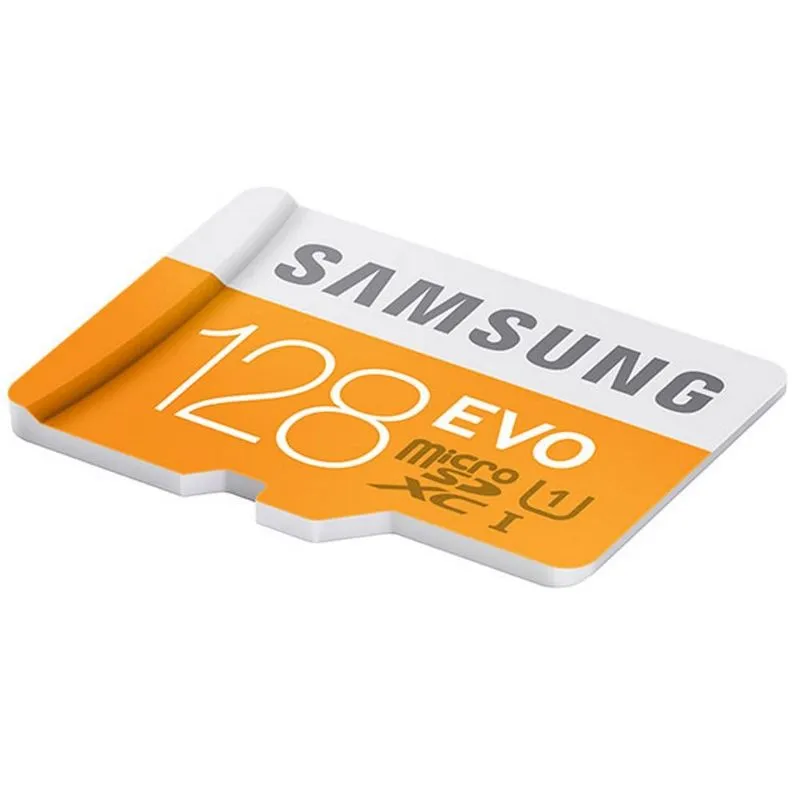 Cartão de memória microSDHC 128GB Samsung EVO (Classe 10, UHS-I, c/ Adaptador) - MB-MP128DA/AM