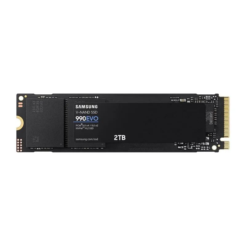 SSD - M.2 (2280 / PCIe NVMe) 2TB Samsung 990 Evo - MZ-V9E2T0B/AM (Gen5, TLC, R/W 5000MBs/4200MBs)