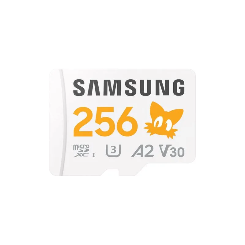 Cartão de memória microSDXC 256GB Samsung PRO Plus - Sonic (Tails) - MB-MD256SA/LC1