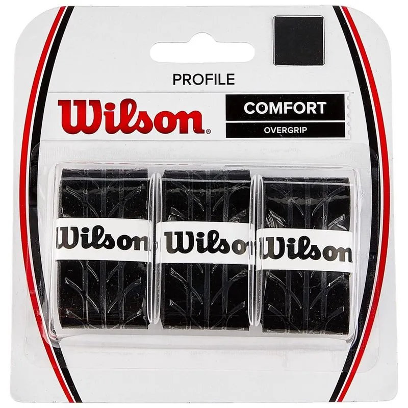 Perfil Tennis Racquet Empunhadura Over Grip, Preto
