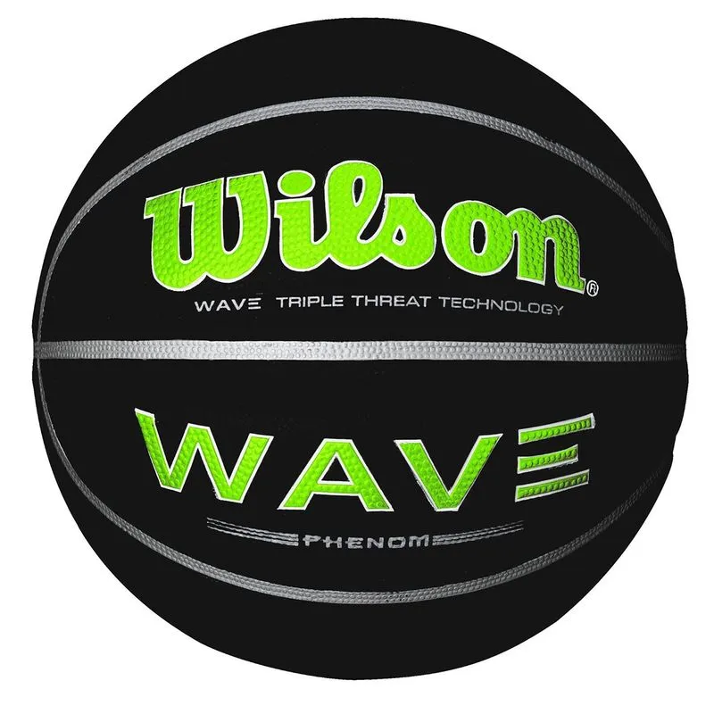 Bola Basquete WAVE PHENOM - Wilson - Preto/Verde
