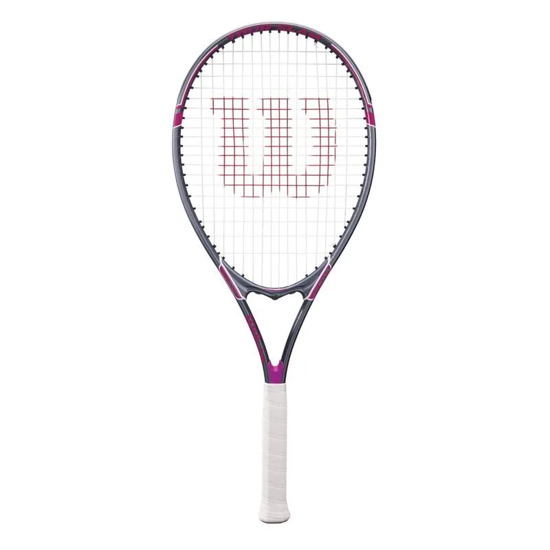 Wilson Sporting Goods Tour Slam Adult Strung Tennis Racket, 4 1/4, roxo/preto