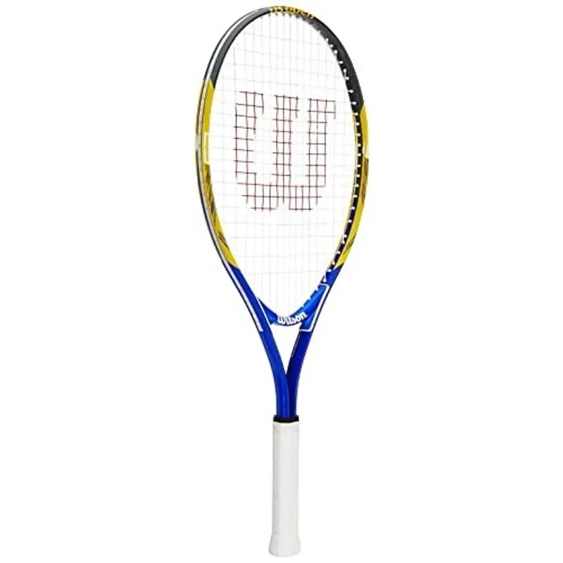 Raquete de tênis us Open 25, branca e verde, até 100cm de altura, crianças unissex
