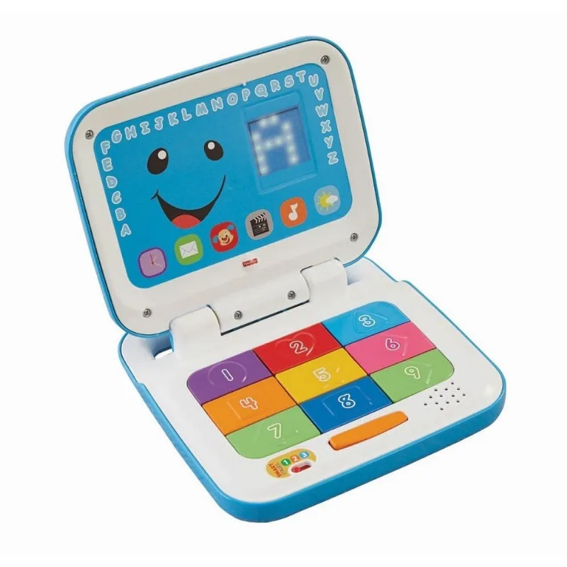 Laptop Aprender e Brincar Novo Fisher-Price - Azul Cfp18