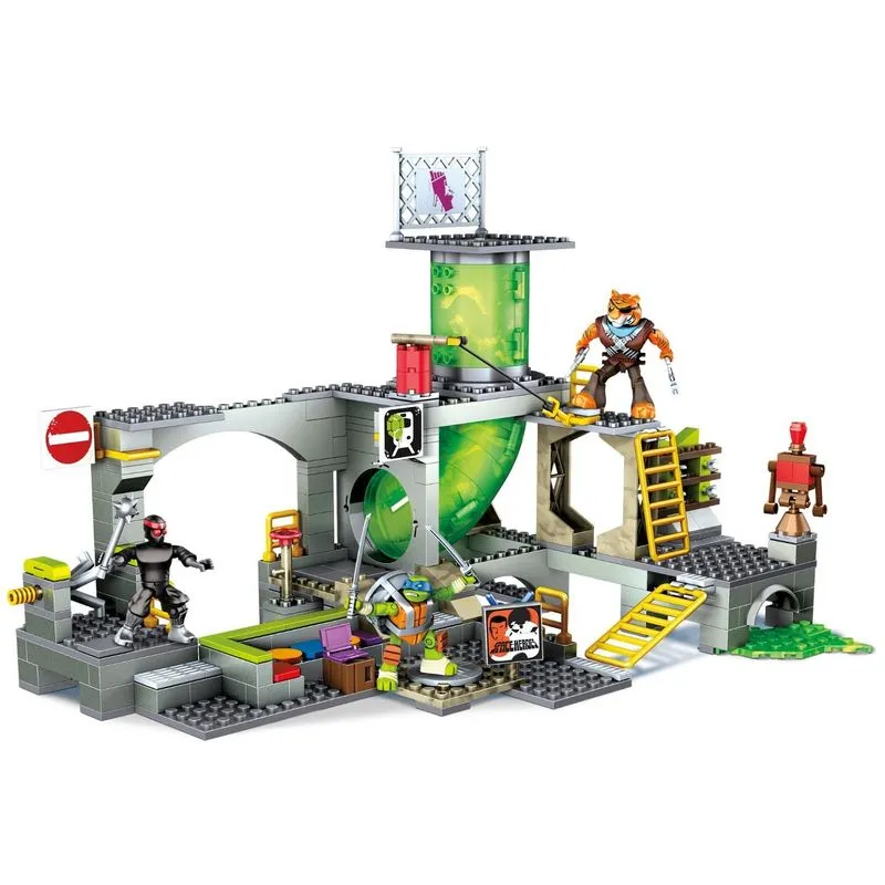 Mega Bloks Tartarugas Ninja - Conjunto Esgoto Das Tartarugas