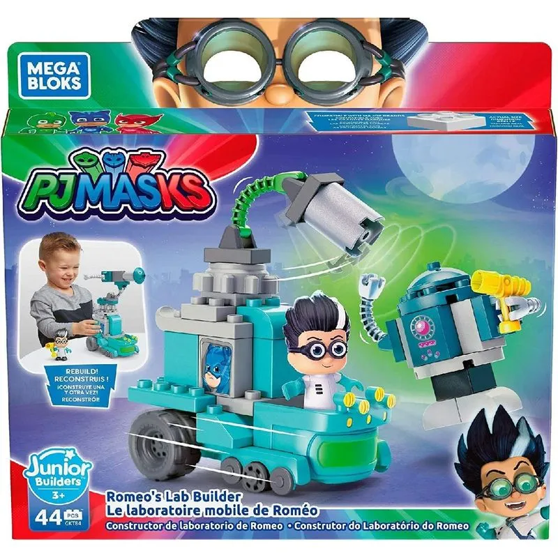 Pj Masks Romeo E Robô, Mega Bloks, Mattel, Multicolorido Mattel Multicolorido