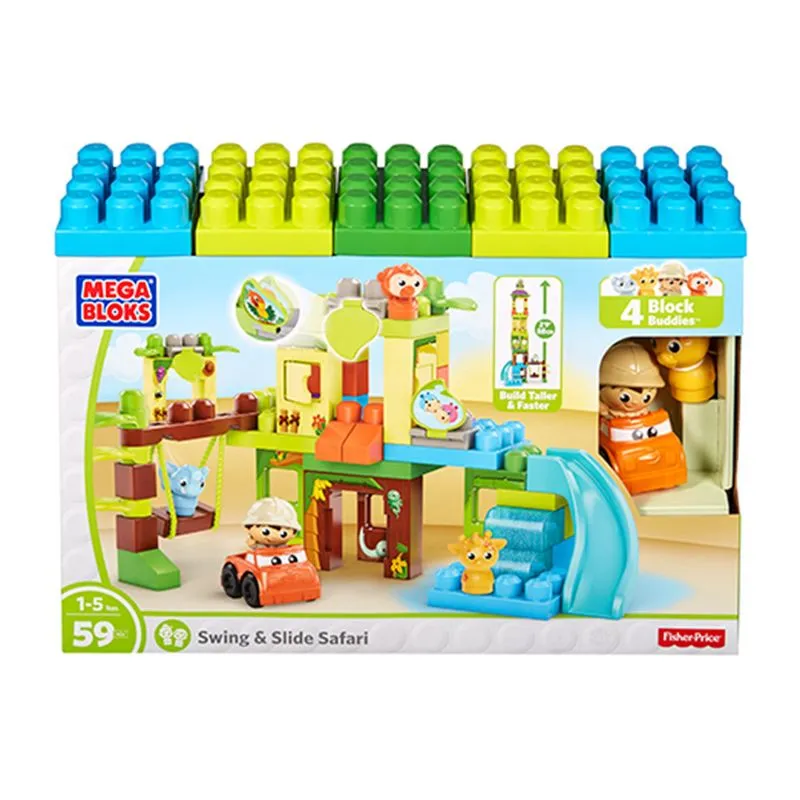 Mega Bloks First Builders Selva Divertida - Mattel
