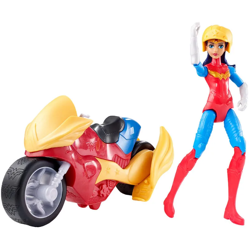 Dc Super Hero Girls - Boneca Wonder Woman com Veículo Dvg73