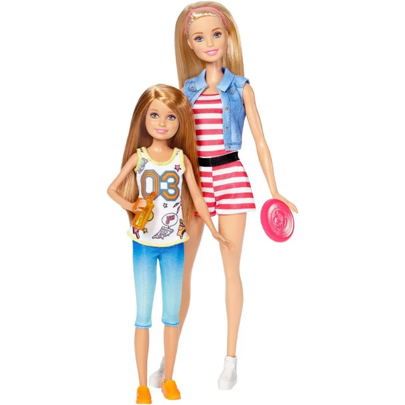 Boneca Barbie Família - Dupla de Irmãs Barbie & Stacie Dwj64