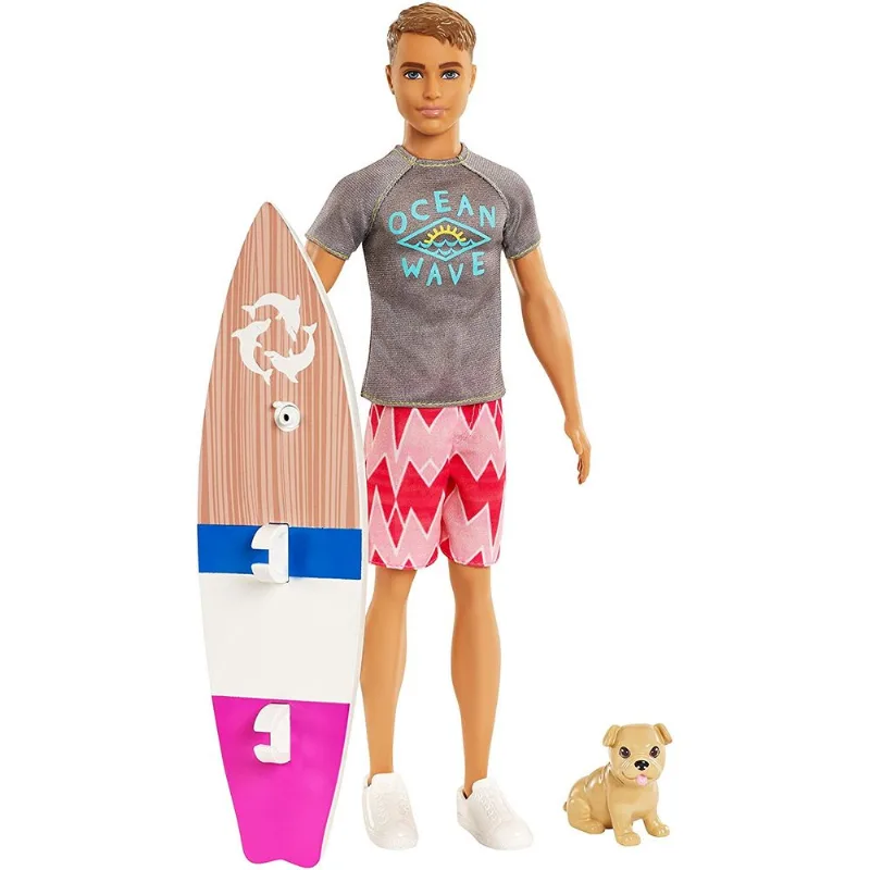 Boneca Barbie Filme Barbie e Os Golfinhos Mágicos - Ken Surfista Fbd71