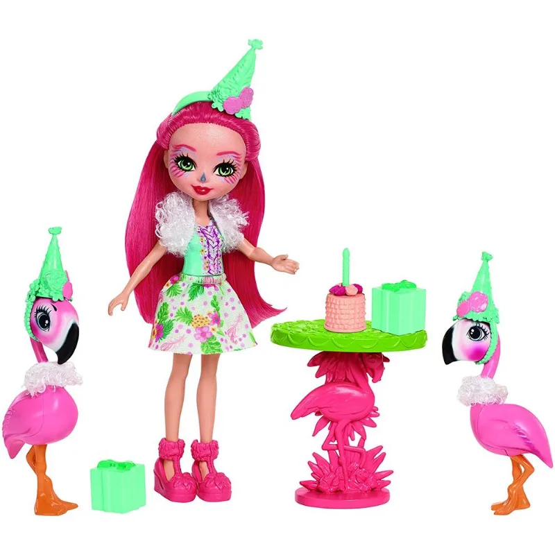 Enchantimals - Conjunto História - Festa com Flamingos Fcg79