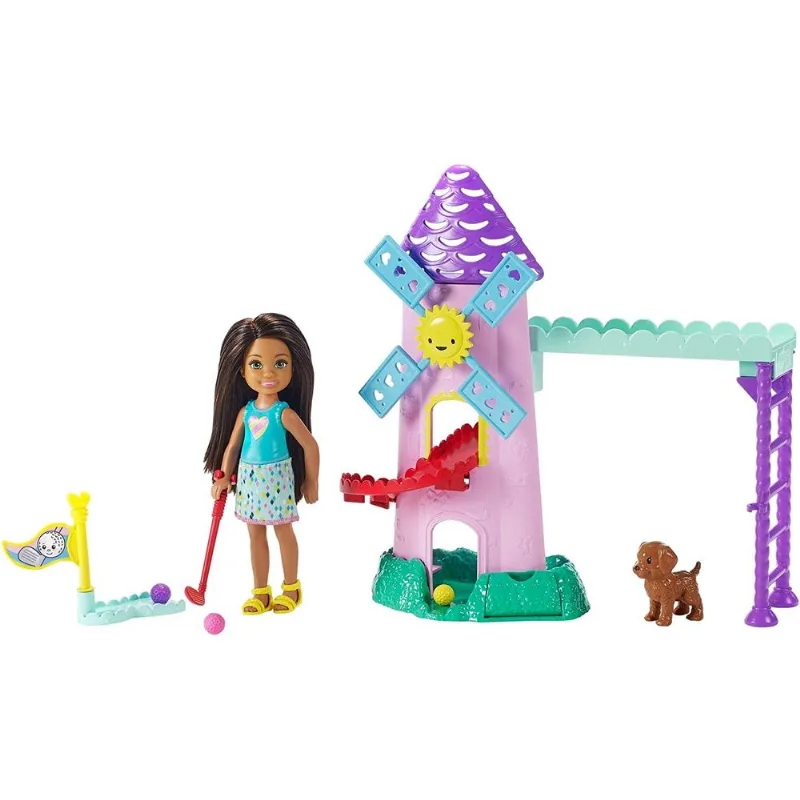 Boneca Barbie Família - Conjunto Chelsea Club - Campo de Golf Frl85