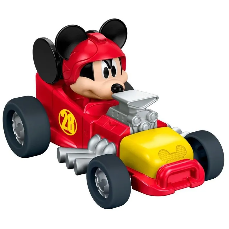 Mickey And The Roadster Racers - Veículo Metal Die Cast - Carro de Corrida do Mickey Ffr71