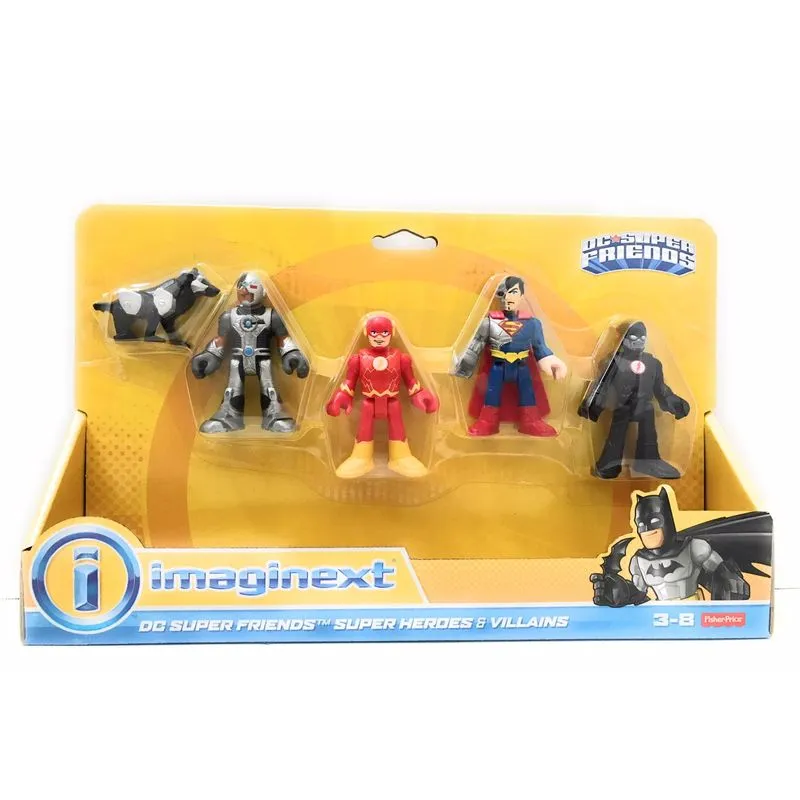 Toy Imaginext Dc Super Friends, Super-heróis E Vilões