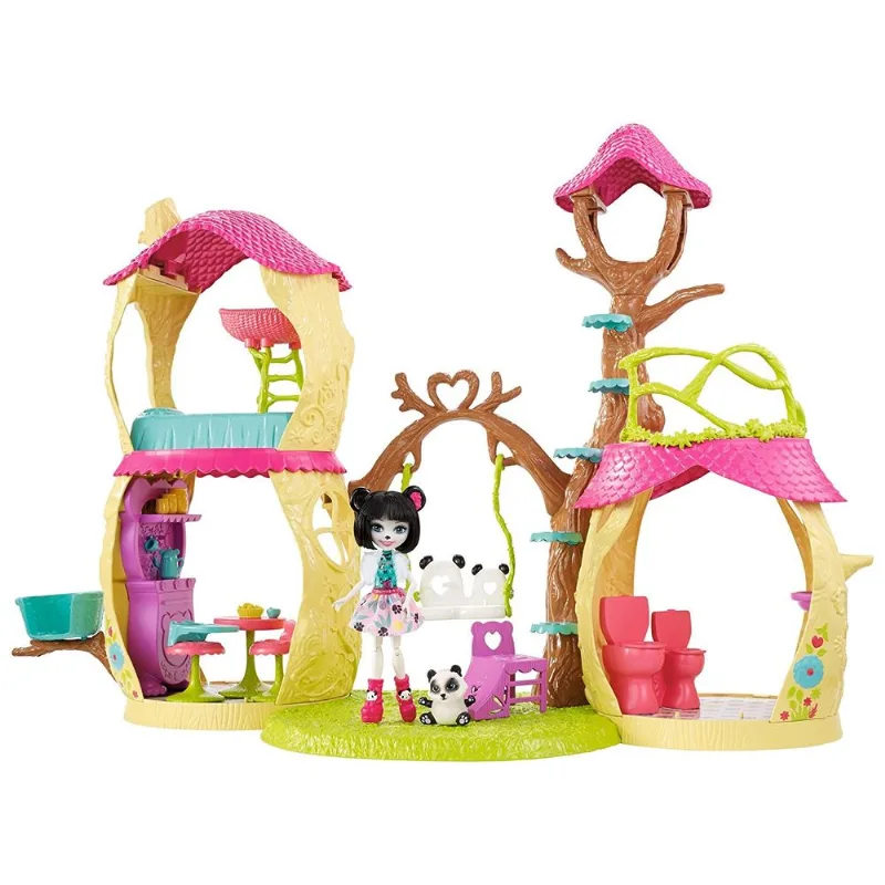 Enchantimals - Conjunto Casa Dos Pandas
