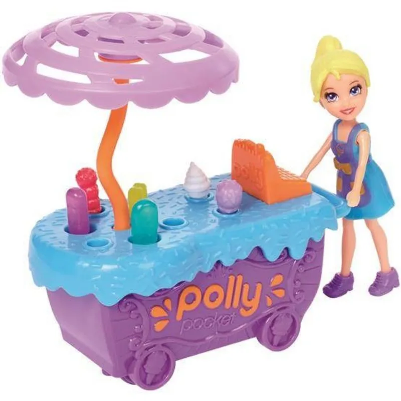 Polly - Carrinho de Sorvetes Divertidos - Polly Fpj14