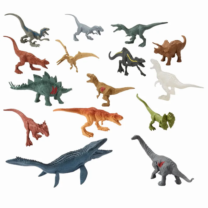 Jurassic World - Conjunto Mini Dinossauros com 15 Fpx90