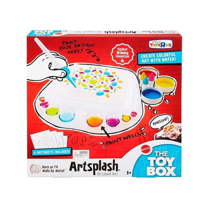 Jogo Arte Líquida Activity Artsplash 3D - Mattel