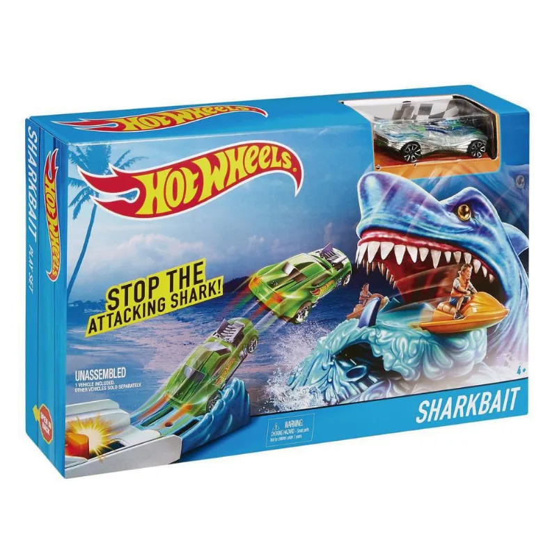 Pista de Carros Shark bite Mordizco del Tiburón HotWheels