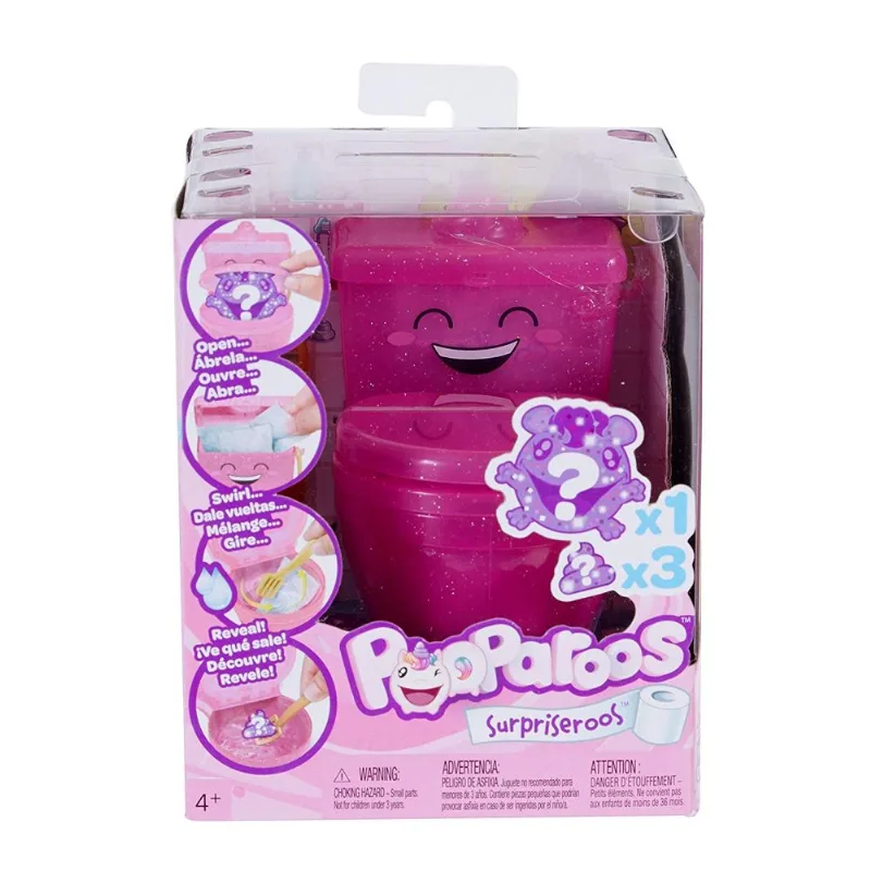 Pooparoos - Animais com Troninho e Comidinha Fwn06 - Mattel