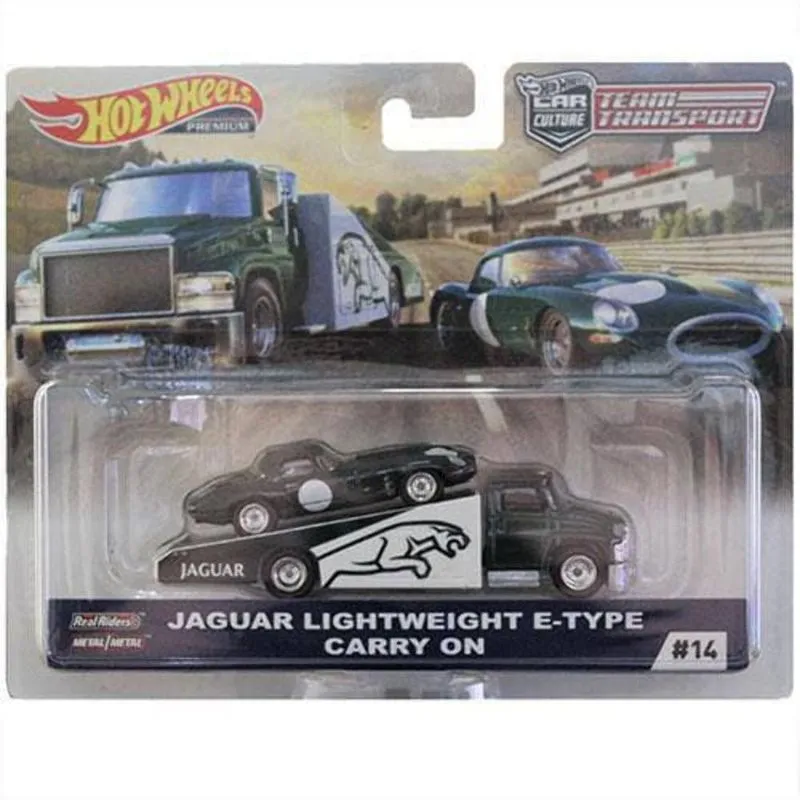 Toy Hot Wheels Team Transport Jaguar Lightweight E-type