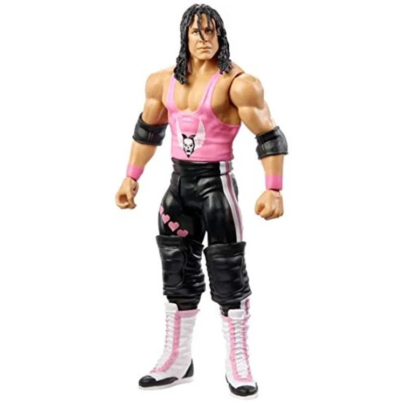 Wwe SummerSlam Bret Hitman Hart Action Figure em Escala de 6 polegadas com Articulation & Ring Gear Series 97