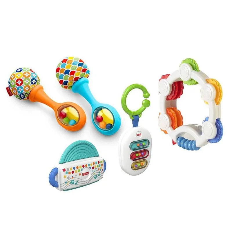 Kit de Chocalhos - Conjunto Pequenos Músicos - Fisher-Price