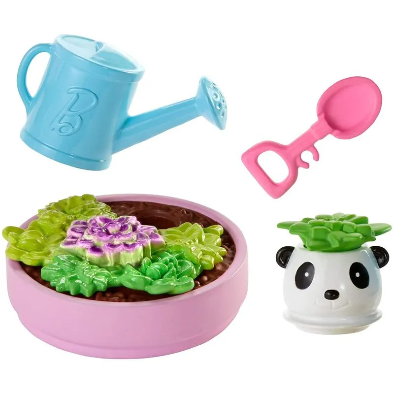 Pacote De Acessórios Barbie, 4 Peças, Com Plantadeira E Acessórios Suculentos