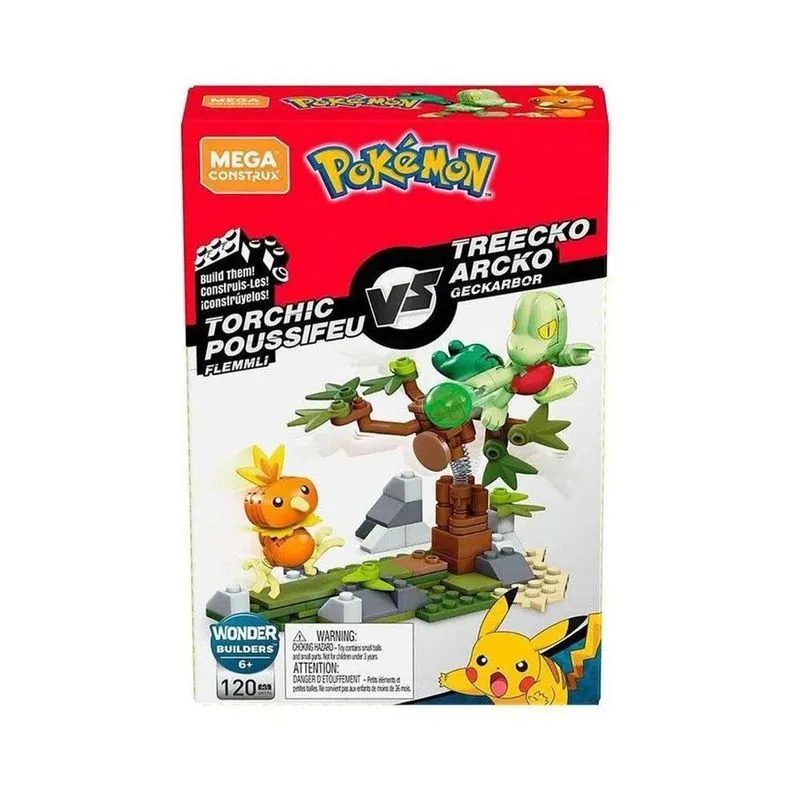 Pokemon Torchic Vs Treecko Mega Construx Mattel
