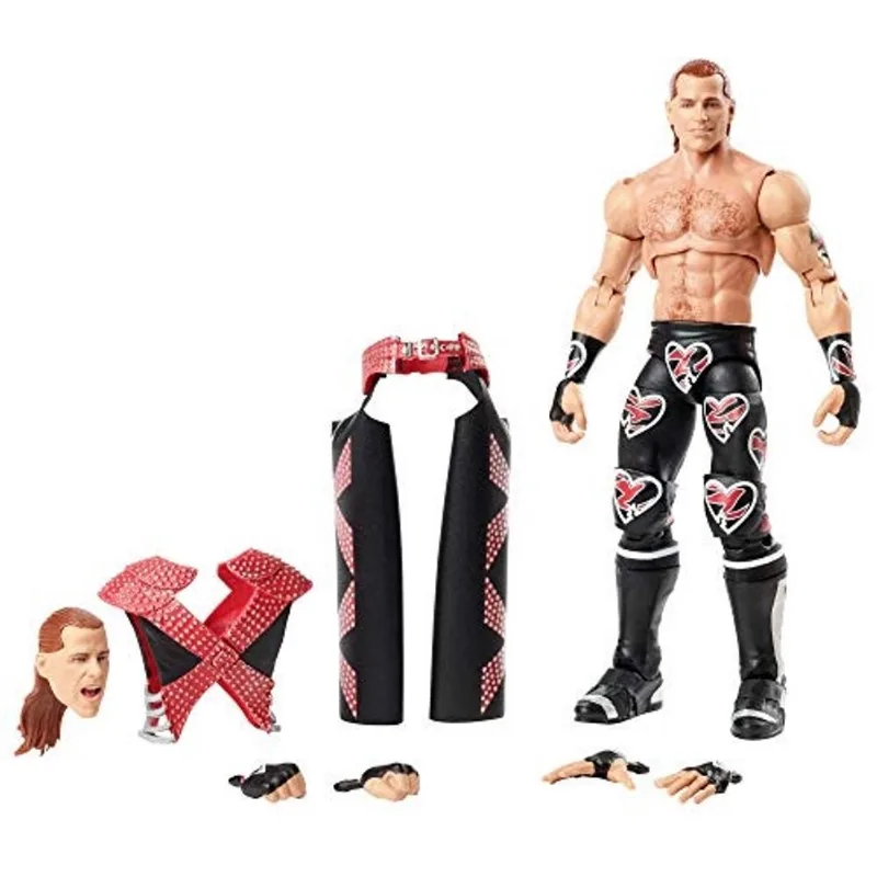 Wwe Ultimate Edition 6-Inch Shawn Michaels Action Figure With Entrance Gear, Extra Heads & Swappable Hands