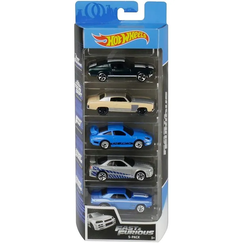 Veículos Toy Hot Wheels Fast And Furious, Pacote Com 5