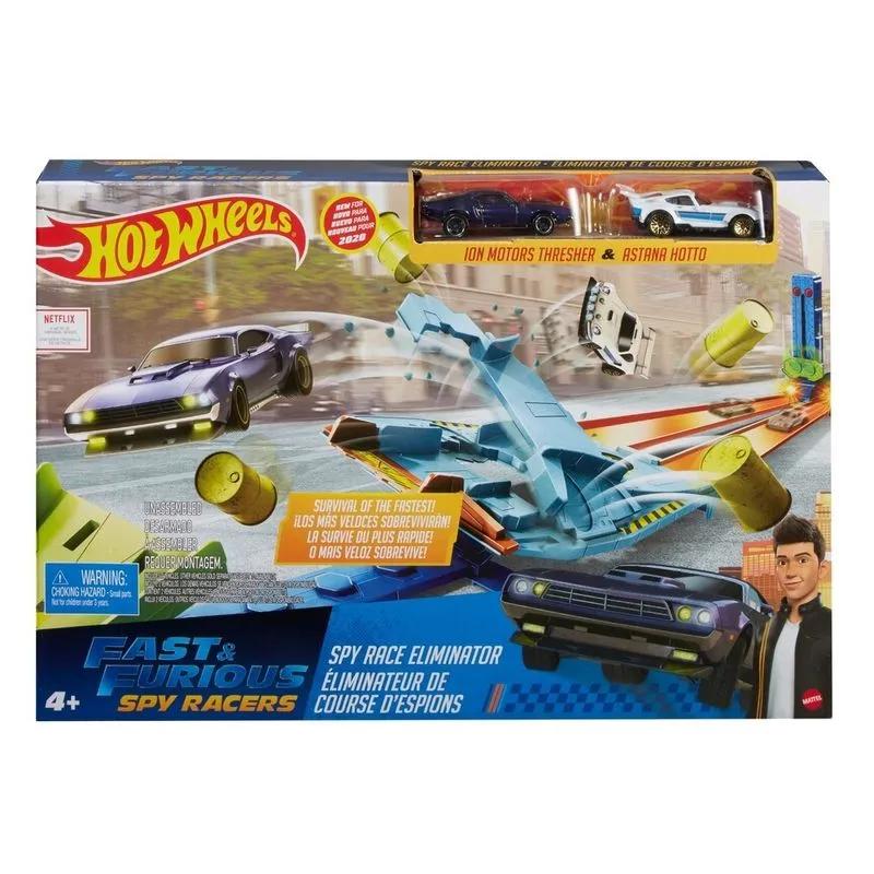 Pista de Desafios Hot Wheels Spy Racers